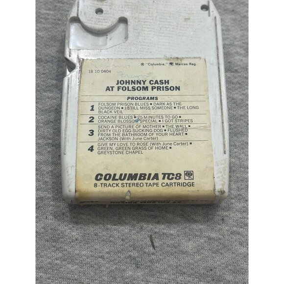 Johnny Cash At Folsom Prison Columbia 8 Track Stereo Record Album 1968 - Picture 6 of 7